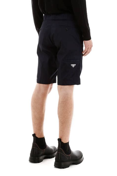 prada shorts men's nylon